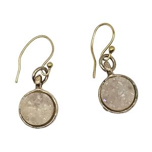 Druzy Stone Drop Earrings